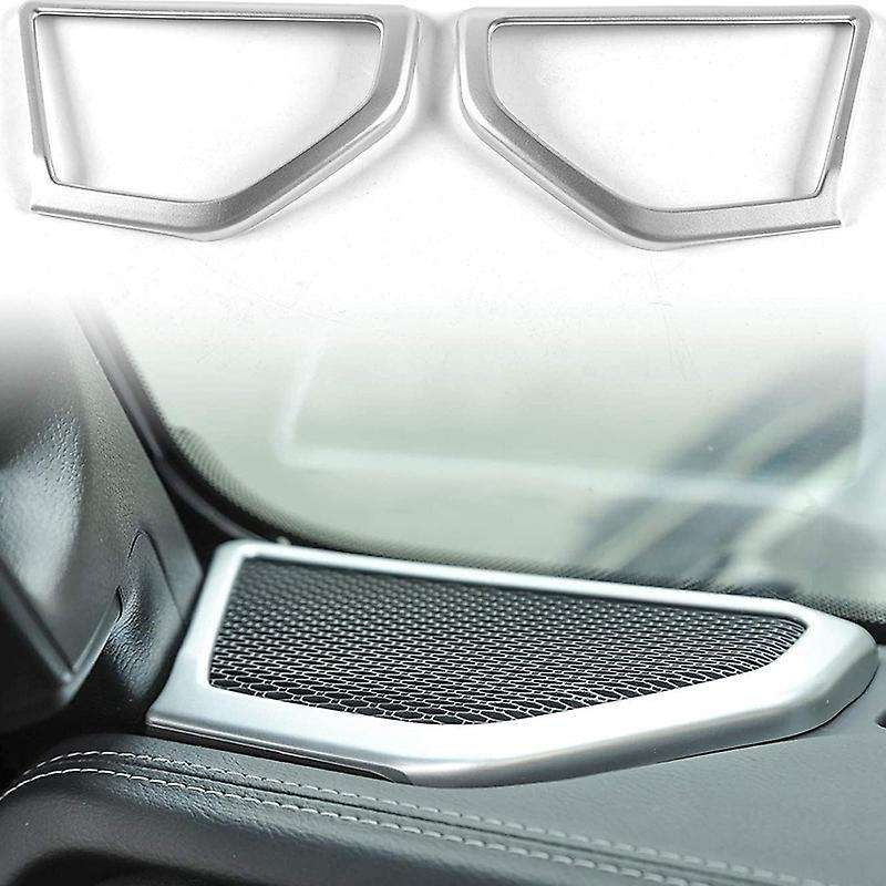 A Pillar Speaker Decoration Cover Trim Stickers for 2018-2019 Wrangler JL/JLU Car Interior Accessori