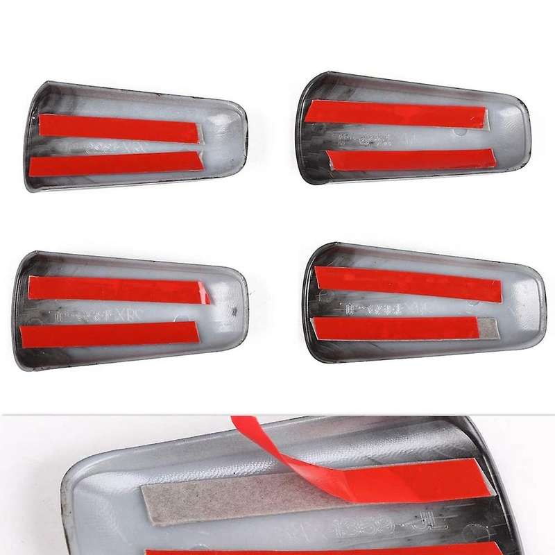 A&B Pillar Grab Handles Trim Cover ABS 2018 2019 2020 for Wrangler JL JLU JT, Carbon Fiber