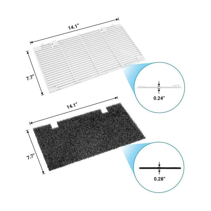 A/c Conditioner Grille Duo-package Ducted Air Filter Cover for 3104928.019, Rv