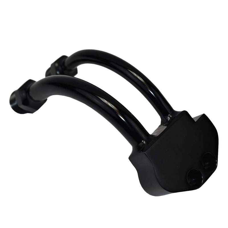 A/C Compressor Curved Manifold for Sanden SD7B10 7176 SD7 Style Black