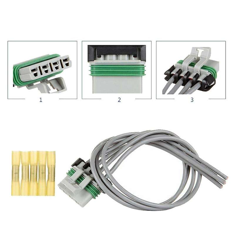 A/C Heater Blower Motor Resistor & Pigtail Harness for 04-12 15218254 973-434