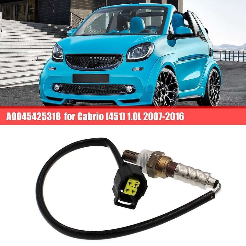 A0045425318 Oxygen Sensor Air Fuel Oxygen Sensor Automobile for Smart Fortwo (451) 1.0l 2007-2016