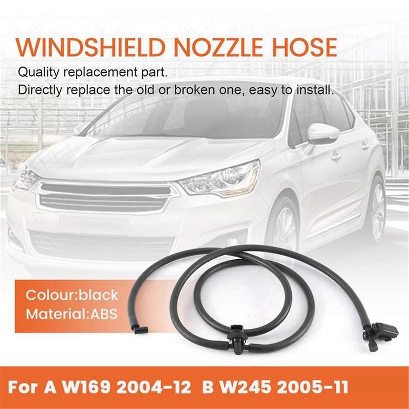 A1698600492 New Windshield Windscreen Washer Nozzle Jet Hose for A W169 2004-12 / B W245 2005-11 No
