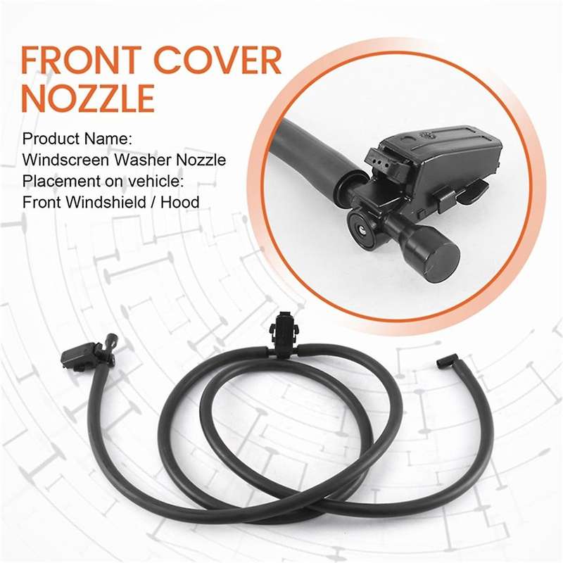 A1698600492 New Windshield Windscreen Washer Nozzle Jet Hose for A W169 2004-12 / B W245 2005-11 No