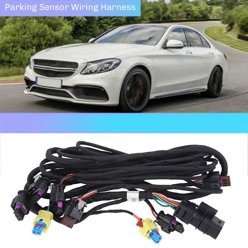 A2055404191 Car Front Bumper Parking Sensor Wiring Harness for W205 2013-2020 2055404191