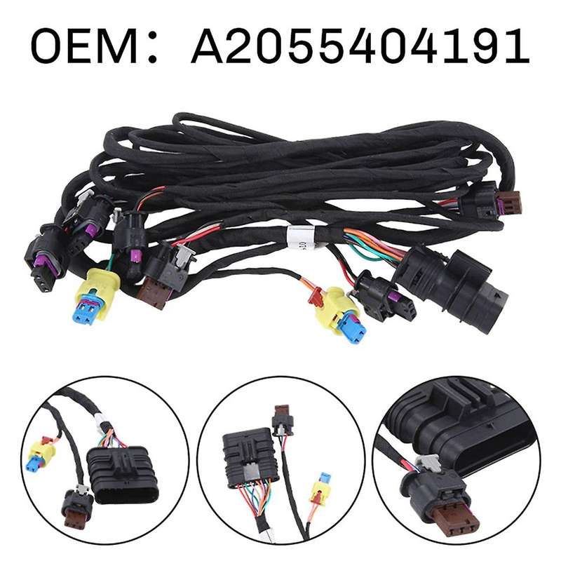 A2055404191 Car Front Bumper Parking Sensor Wiring Harness for W205 2013-2020 2055404191