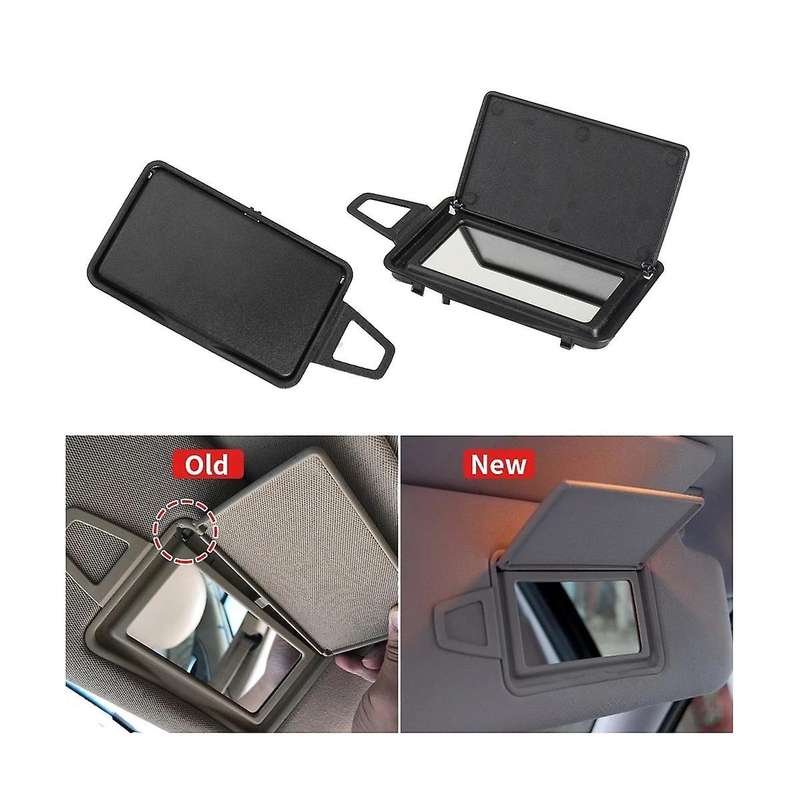 A2118100410 Front Right Shade Mirror Caps for W211 W219 2003-2010 Black Visor Mirror Cover A2118100