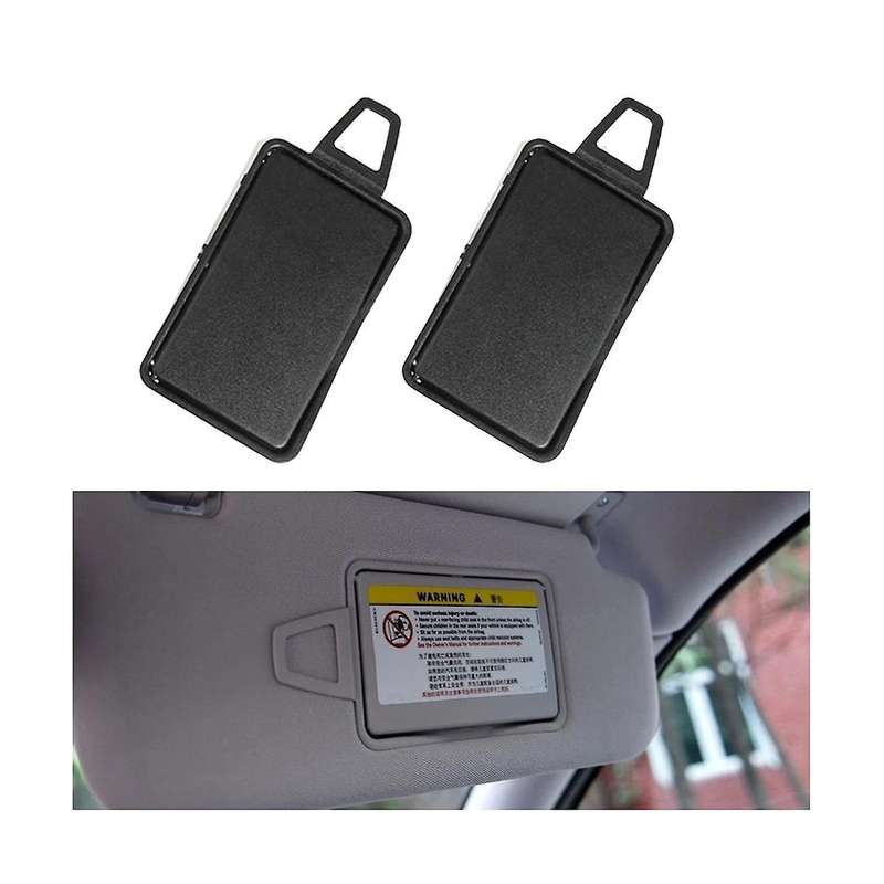 A2118100410 Front Right Shade Mirror Caps for W211 W219 2003-2010 Black Visor Mirror Cover A2118100