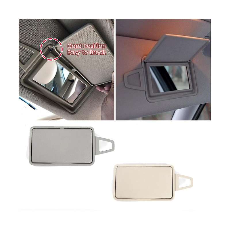 A2118100410 Front Left Shade Mirror Cap for W211 W219 2003-2010 Beige Visor Mirror Cover 2118100310
