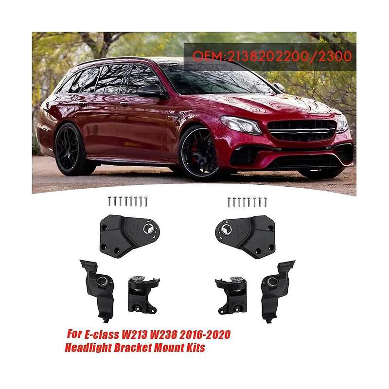 A2138202300 Left Headlight Bracket Repair Kits for E W213 W238 2016-2020 Headlight Fixed Holder Scre