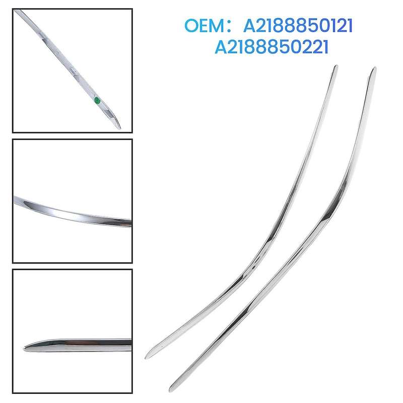 A2188850121 A2188850221 Car Left Right Front Bumper Trim Strips for W218 CLS300 CLS320 CLS350 CLS50