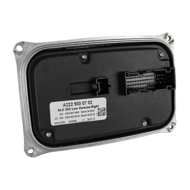 A2229004812 Right Side Led Headlight Programmable Control Unit Module Ballast for Glc X253 W253 2015