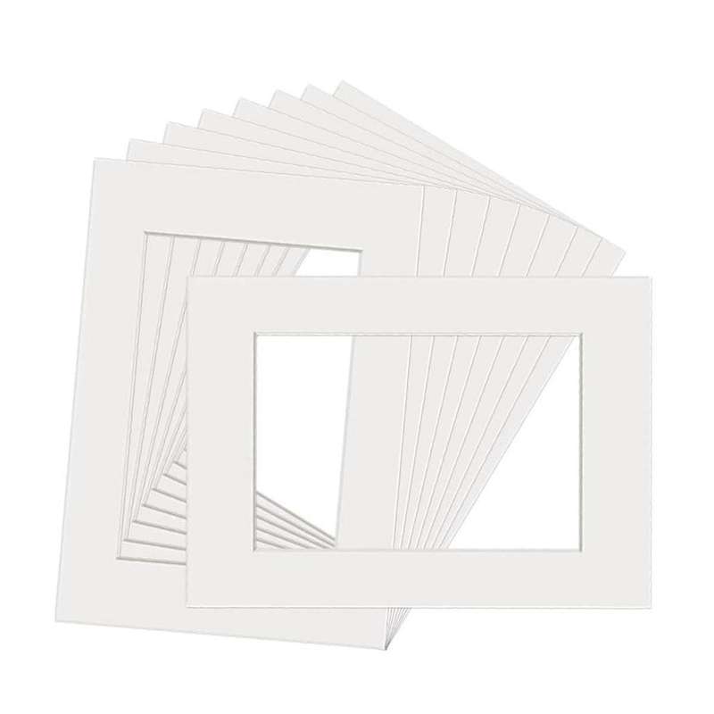 A3 Mount Picture Frame Mounts 10 Pcs Picture Photo Mounts Frame Mats White Photo Mounts for Picture