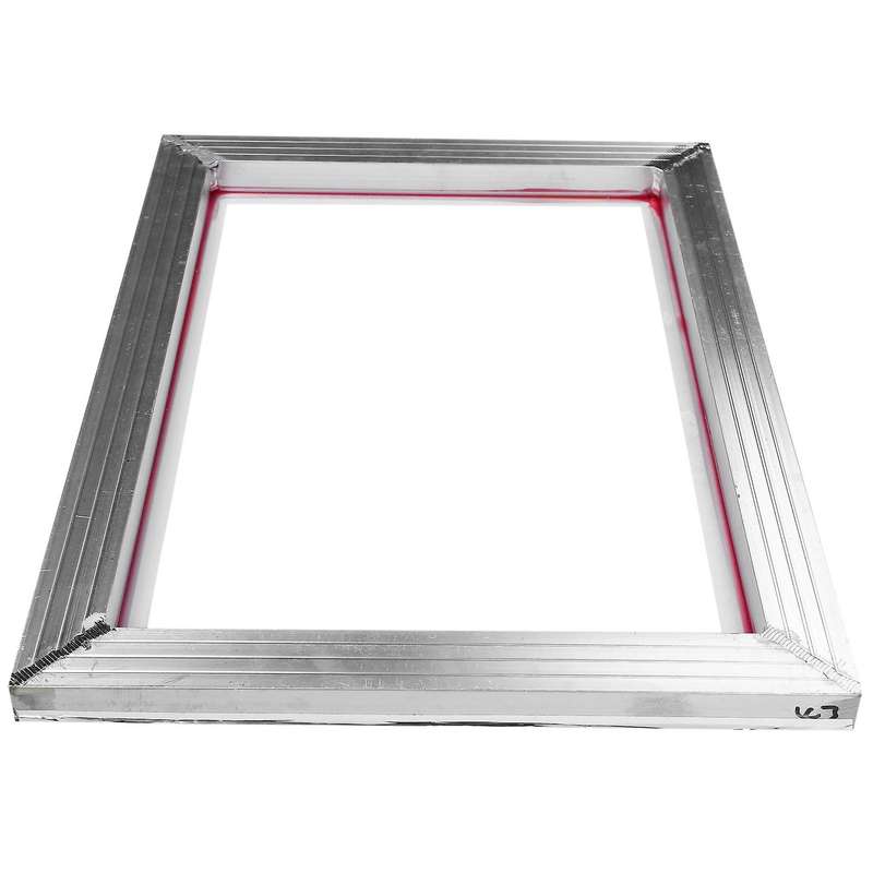 A3 Screen Printing Aluminum Frame 31x41cm with White 43t Silk Print Polyester Mesh for High-precisio