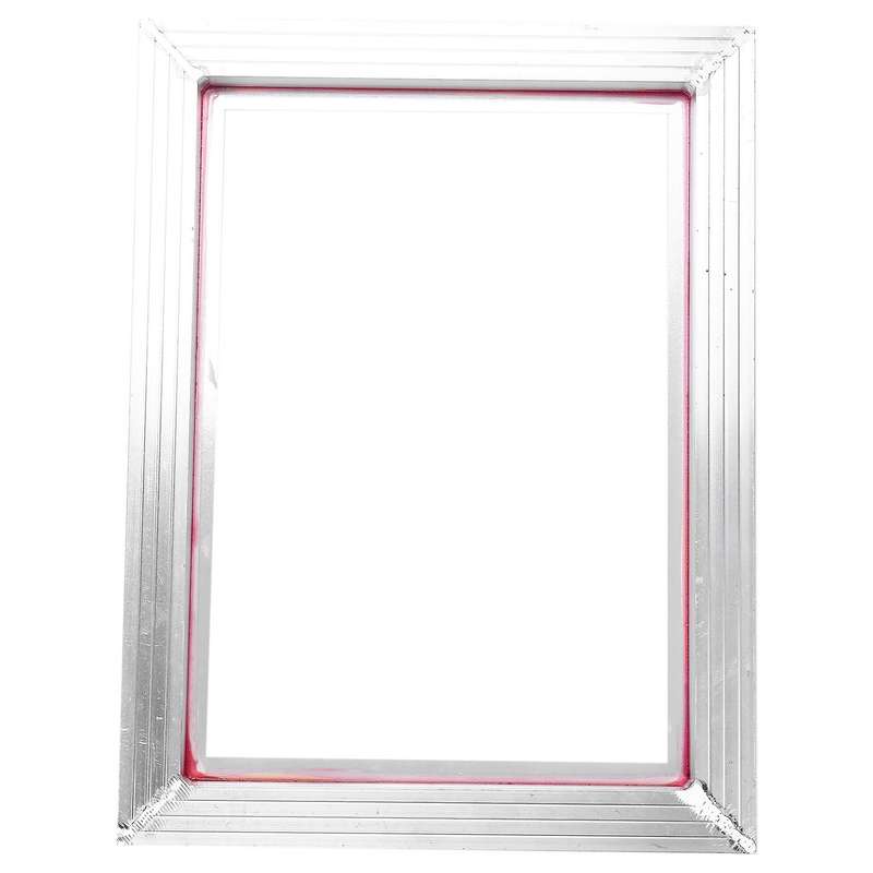 A3 Screen Printing Aluminum Frame 31x41cm with White 43t Silk Print Polyester Mesh for High-precisio