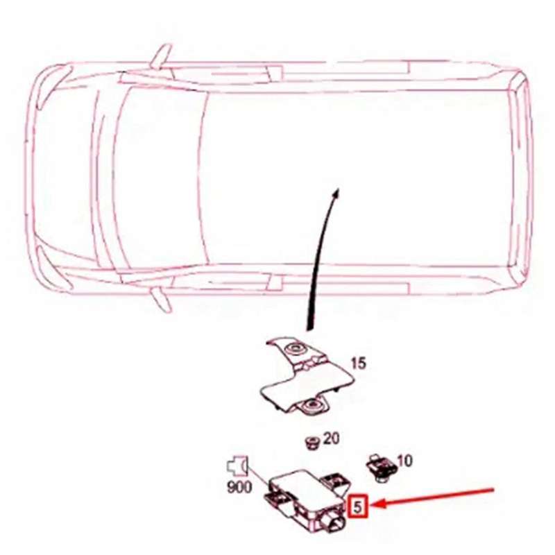 A4479004305 for - W447 W448 TPMS Tyre Pressure Sensor Control Unit Tire Pressure Control Device