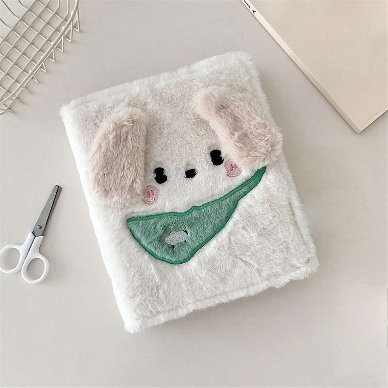A4-cartoon Plush Binder, Photo Card Holder, Idol Photo Album Photocards Collect Book Kawaii Statione