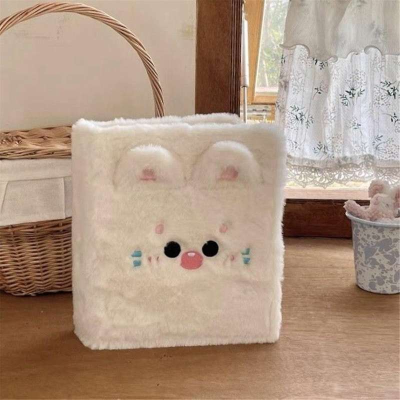 A4-cartoon Plush Binder, Photo Card Holder, Idol Photo Album Photocards Collect Book Kawaii Statione