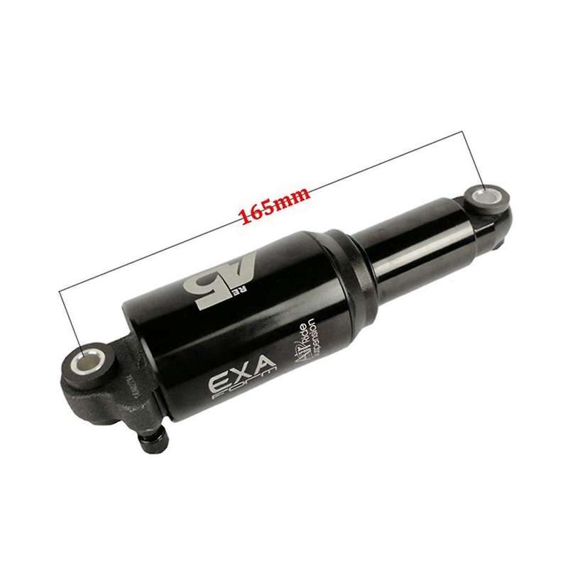 A5 Solo Air Rear Shock Re Single Air Chamber Pressure Mountain Bike Rear Shock 165mm Black