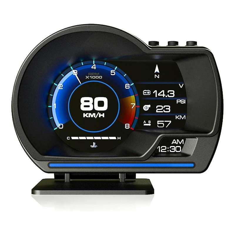 A500 Gps Hud Head-up Display Obd Speedometer Universal