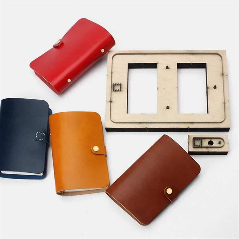 A6 Notebook Leather Cutting Die Punching Template Handbook Making Cutting Die Diy Loose-leaf Book Le