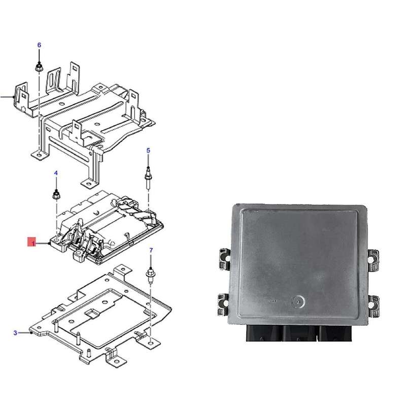 AB39-12A650-HD Engine Computer Board ECU for T6 T7 T8 BT-50 2.2TDCI 2011-2018 Electronic Control Uni