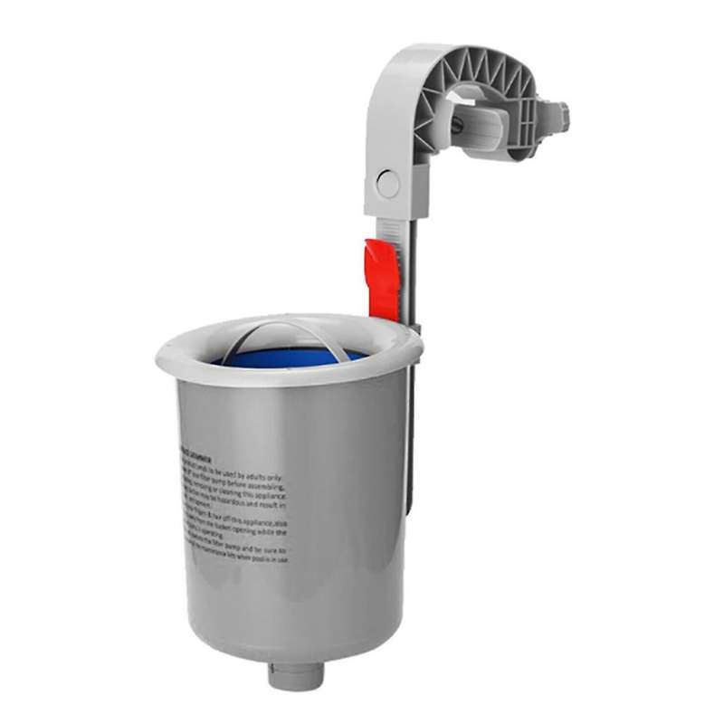 Above Ground Pool Surface Skimmer, Wall Mount - Cleans Automatically, Attach to Inflatable Collars