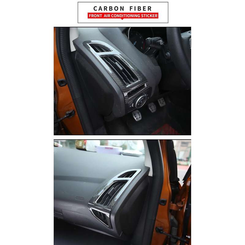 ABS Air Conditioning Vent Sequins Air Conditioner Vents Sticker for Focus 3 4 2012 2013 2014 2015 20