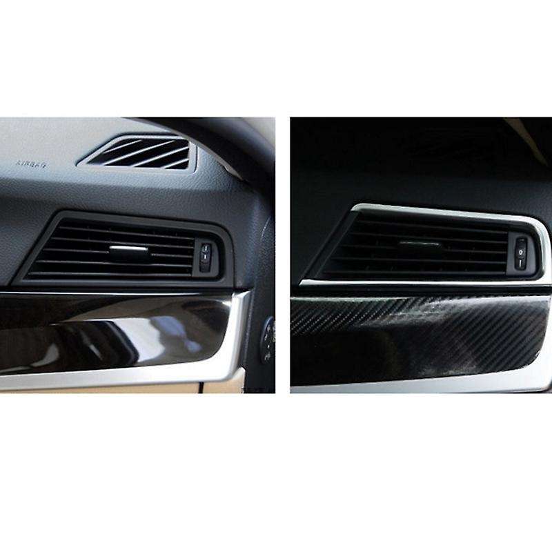 ABS 2Pcs Chrome Console Air Conditioning Vent Cover Trim for 5 Series F10 F18 2011-2014