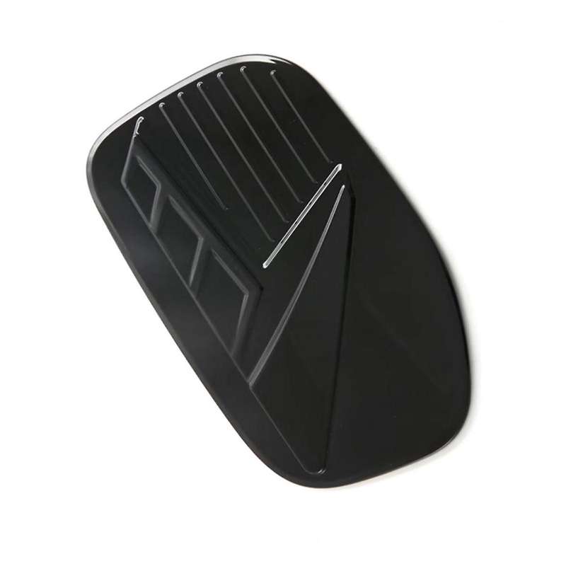 ABS Baked Black Car Fuel Filler Tank Cover Oil Fuel Tank Cap Cover Decoration Stickers for Everest 2