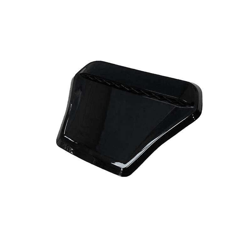 ABS Bright Black Engine Hood Air Outlet Vent Frame Cover Trim for Hatchback/Sedan 2016-2020