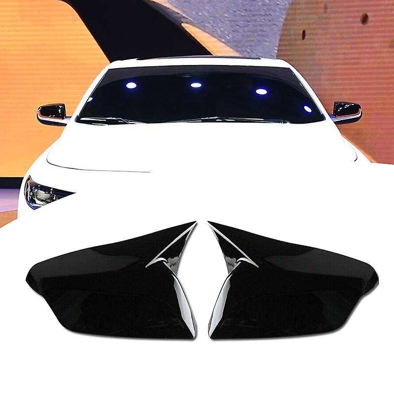 ABS Black Rear View Mirror Housing Cover Cap -Side Door Mirror Cover for XL 2016-2020