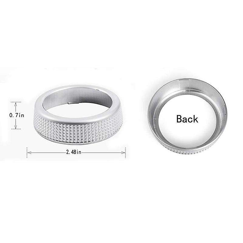 ABS Car Multimedia Knob Cover Trim Center Shift Knobs Multimedia Button Cover for New 5 7 Series 6GT