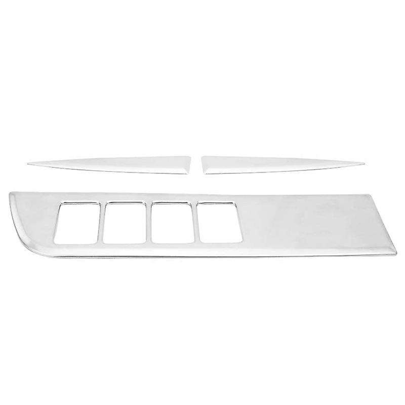 ABS Car Interior Central Dashboard Console Cover Trim Frame for 2015 2016 2017 2018 2019 3PCS