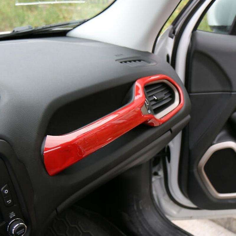 ABS Car Interior Seat Grab Handle Cover Decoration Trim Stickers for 2015-2016