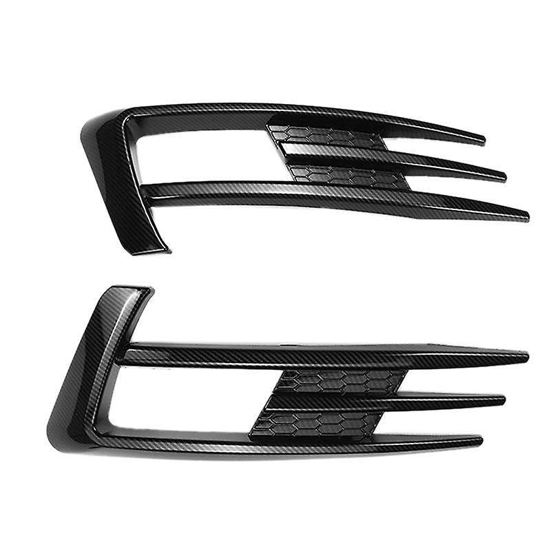 ABS Car Front Fog Lamp Eyebrow Wind Knife Cover Trim for Golf MK7 2014-2017 Fog Light Eyebrow Eye Li