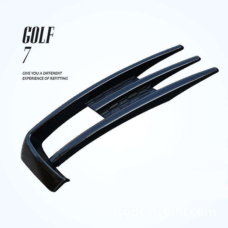 ABS Car Front Fog Lamp Eyebrow Wind Knife Cover Trim for Golf MK7 2014-2017 Fog Light Eyebrow Eye Li