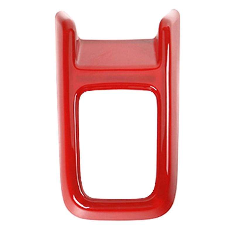 ABS Car Interior Gear Shift Panel Decoration Cover Trim for Jimny 2007-2017 Red