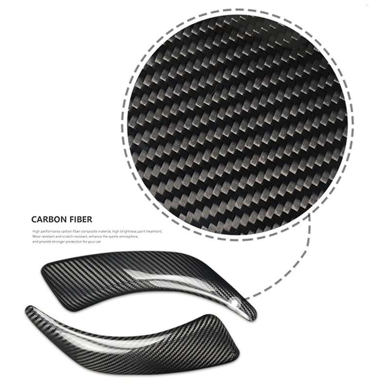 ABS Carbon Fiber Car Interior Door Panel Cover for 1 2 Series F20 F22 F23 2012-2016 Door Pull Handle
