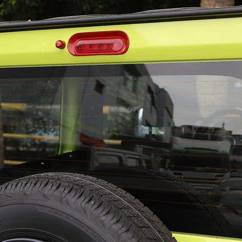 ABS Car Rear Window High Position Brake Light Frame Decorative Cover for Jimny 2019-2020,Red