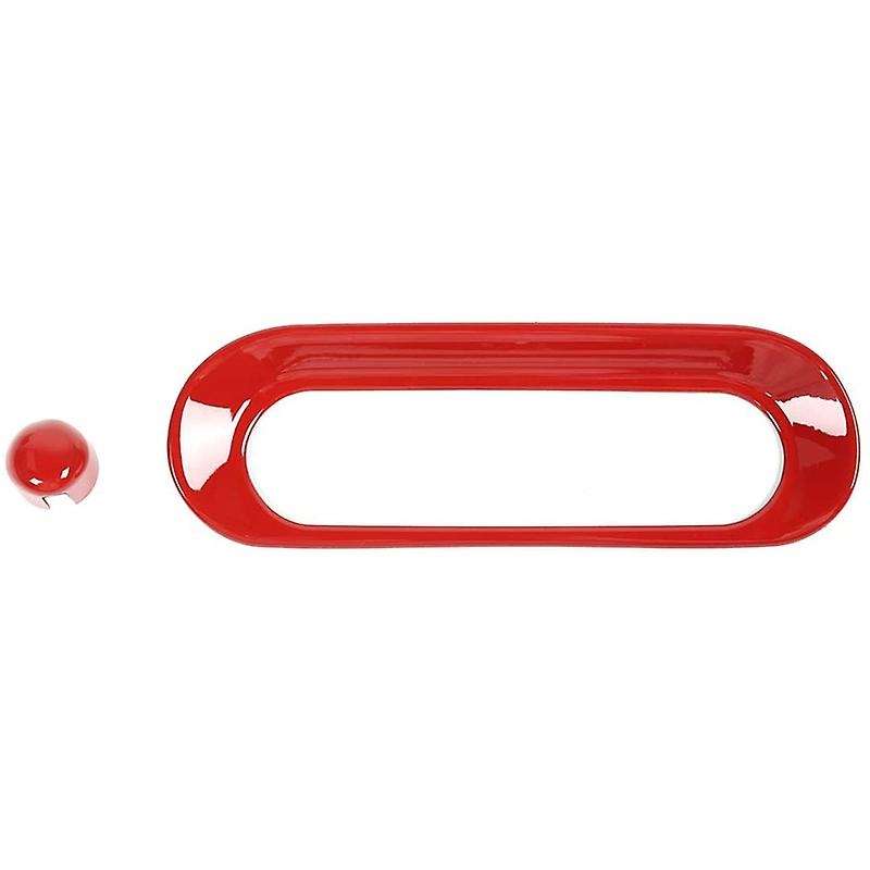 ABS Car Rear Window High Position Brake Light Frame Decorative Cover for Jimny 2019-2020,Red