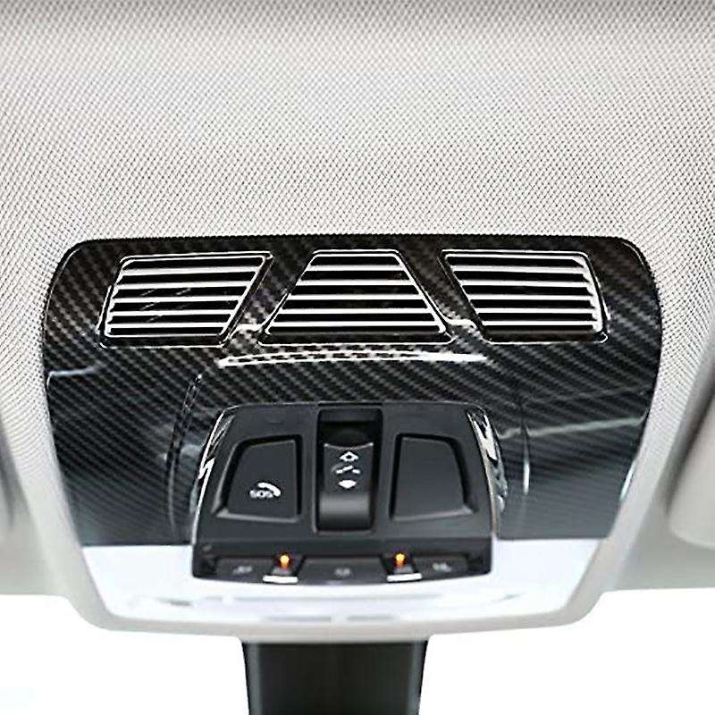 Abs Carbon Fiber Car Interior Front Reading Light Cover Trim for bmw F48 F15 F16 F30 F34 F45 F46 X1
