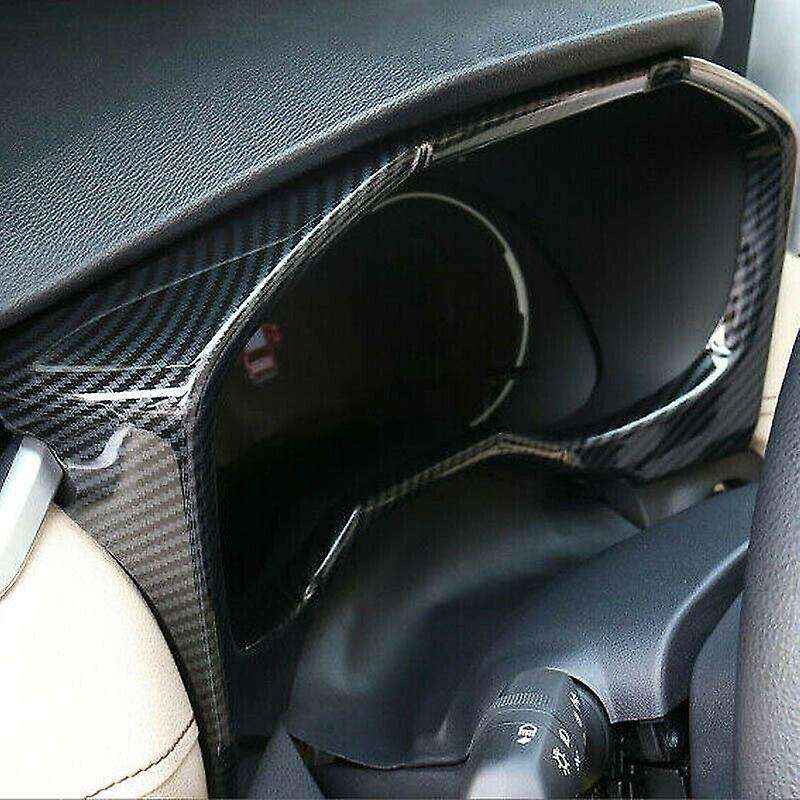 ABS Carbon Fiber Dashboard Decorative Frame Trim Dash Panel Frame Trim Cover for 2019-20( Right-Side