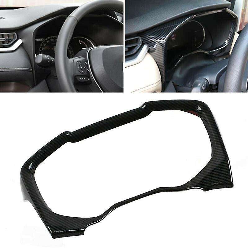ABS Carbon Fiber Dashboard Decorative Frame Trim Dash Panel Frame Trim Cover for 2019-20( Right-Side
