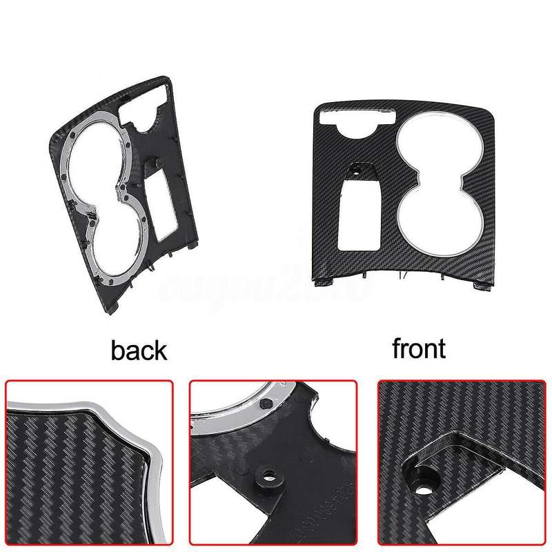 ABS Carbon Fiber Color Console Cup Holder Trim Cover for C-Class W204 C300 2046800307