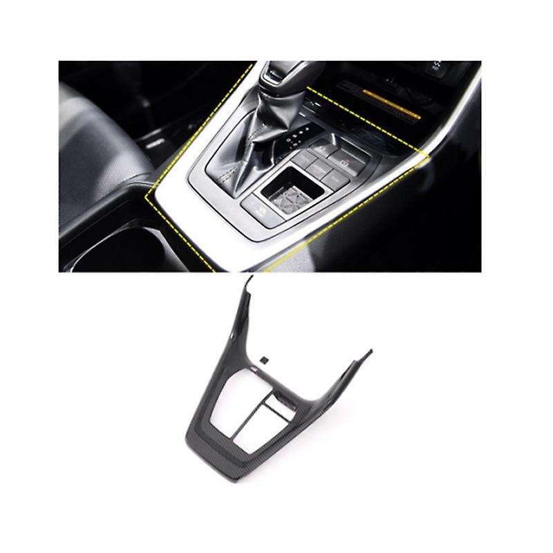 ABS Carbon Fiber Central Console Gear Shift Box Panel Cover Trim for 2019-2020( Dirve)