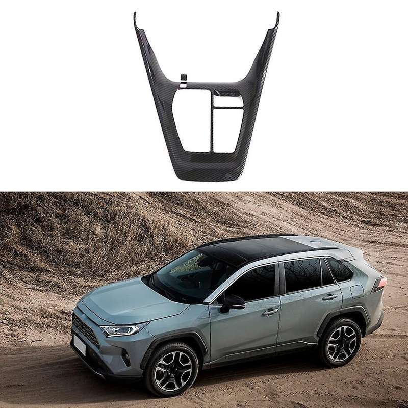 ABS Carbon Fiber Central Console Gear Shift Box Panel Cover Trim for 2019-2020( Dirve)