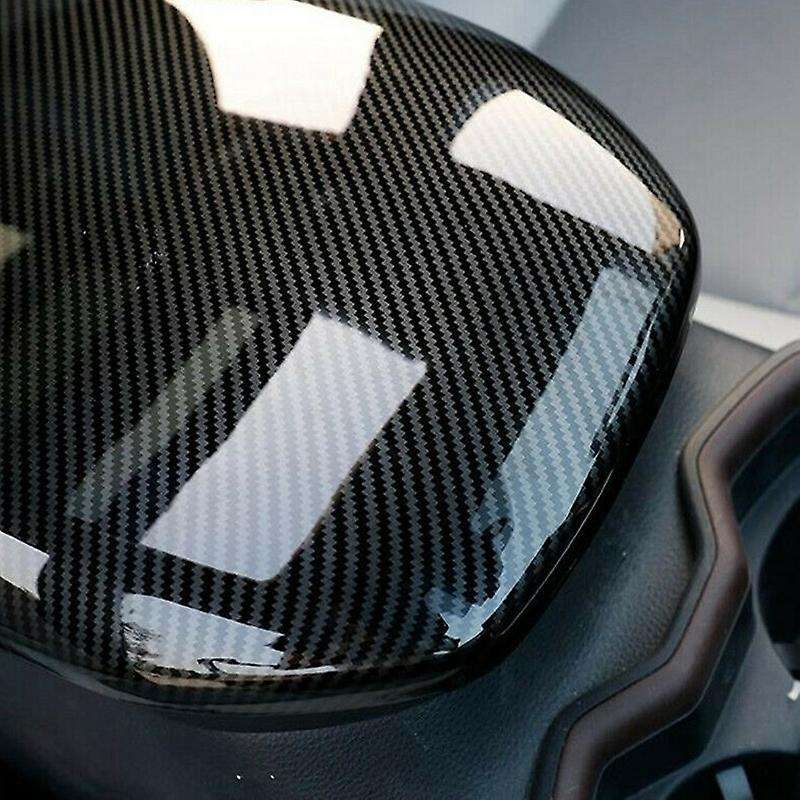 ABS Carbon Fiber Color Car Armrest Box Cover Center Console Saver Cover for 2019 2020