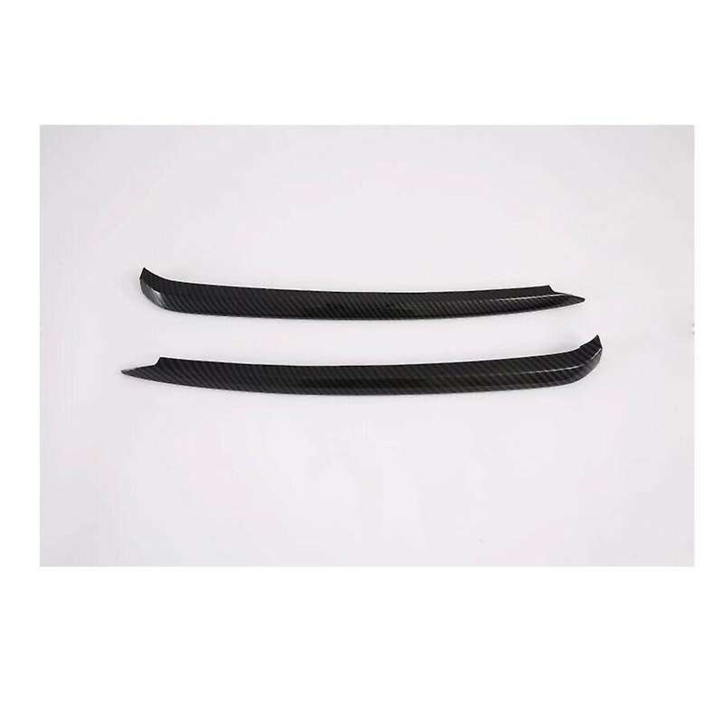 ABS Carbon Fiber Front Fog Light Eyebrow Decoration Trim for 6 2018-2020