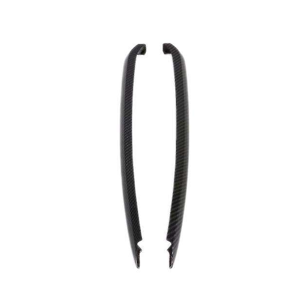 ABS Carbon Fiber Front Fog Light Eyebrow Decoration Trim for 6 2018-2020